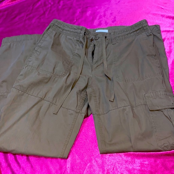 Liz Claiborne Pants - Liz Claiborne Wide Leg Khaki Size 10
